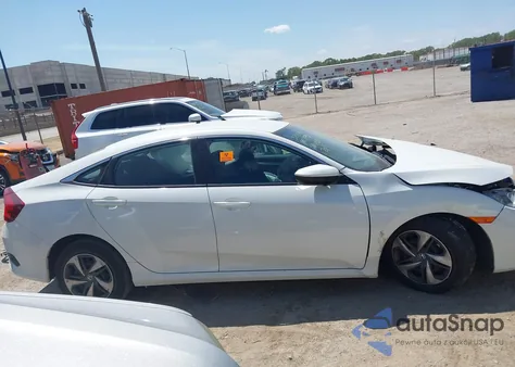 2021 Honda Civic Lx из США, поврежденный, VIN 2HGFC2F6XMH510593